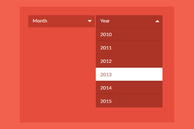 Custom Select Menu Using CSS3 with Smooth Transition Effect