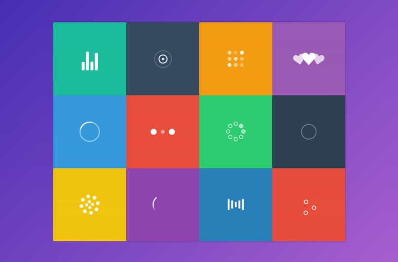 beautiful svg loader and spinner animation using css3