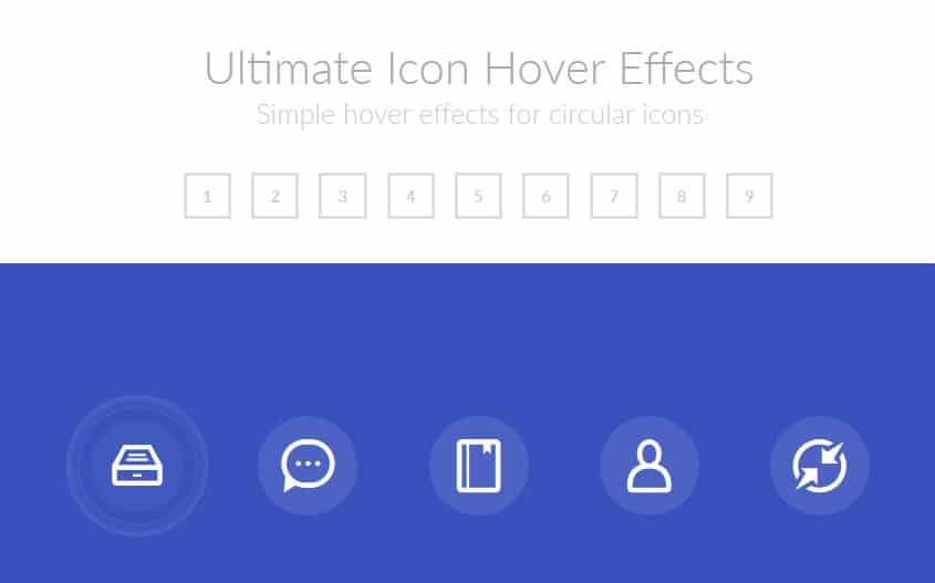 Ultimate Icon Hover Effect using css3 - Css3 Transition