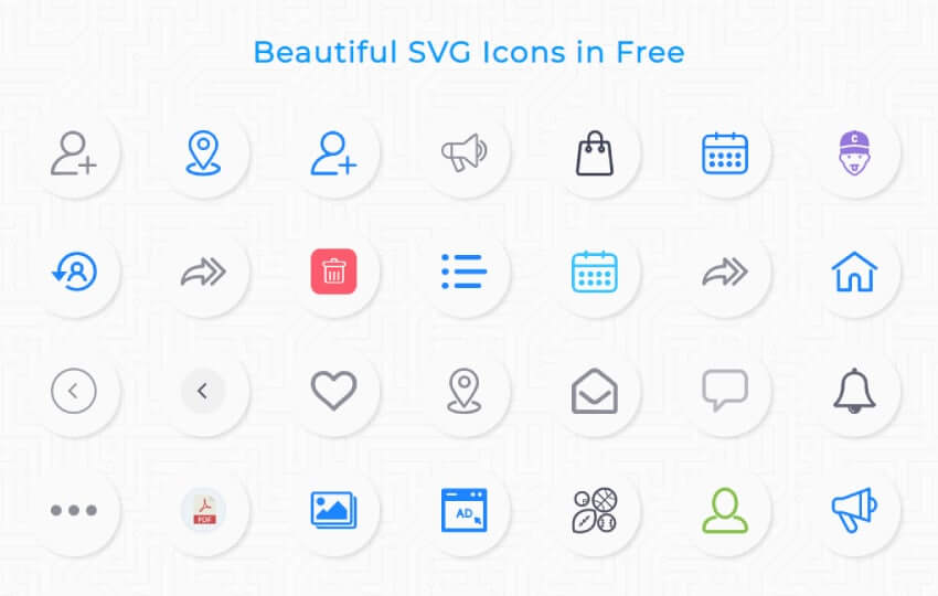 Beautiful SVG Icons Free Download