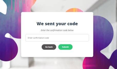 OTP Verfication Html Template with SVG bubble animation