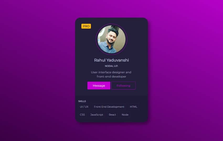 Download Profile Card Codepen Archives Css3 Transition